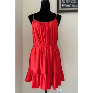 Gianni Bini Tie Front Belted Dress sz S